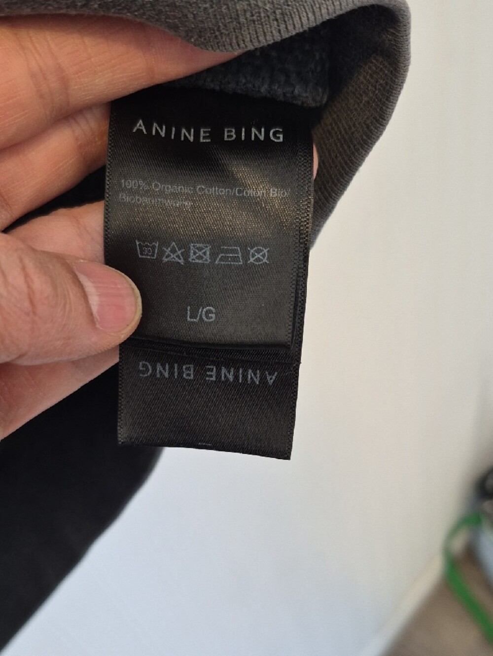 Anine Bing Tiger Graphic Sweatshirt | Charcoal | Edgy Classic - Picture 4 of 6